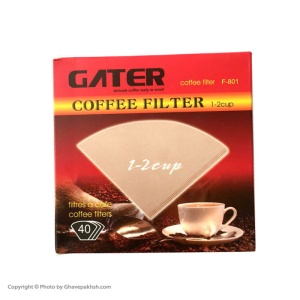 فیلتر قهوه گتر Gater سایز 1 تا 2 کاپ مدل F-801