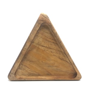 ظرف سرو چوبی مدل مثلث سایز 20